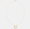 The Origami Heart Pavé Pendant