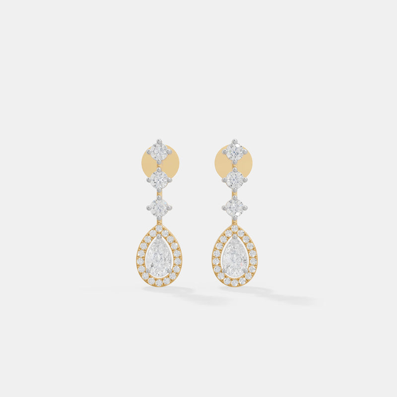 Serenity Pear-Drop Graduated Earrings