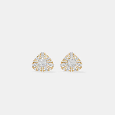 Aurelia Radiant Fan Studs