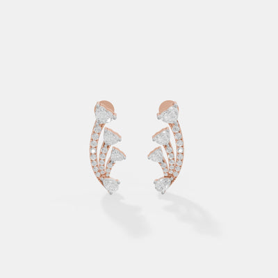 Ethereal Cascade Ear Climbers