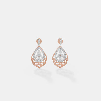 Filigree Lace Teardrop Drops