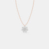 Petal Aura Diamond Pendant