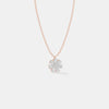 Petal Aura Diamond Pendant