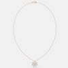 Petal Aura Diamond Pendant