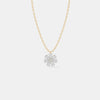 Petal Aura Diamond Pendant
