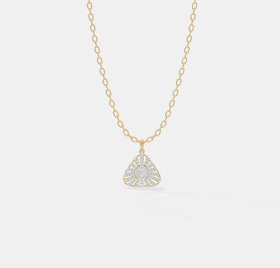 Radiant Prism Sunburst Pendant