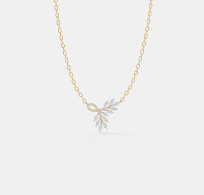 Ethereal Willow Leaf Pendant