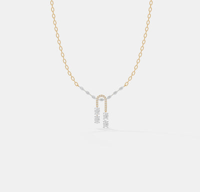 Cascade Arch Drop Pendant