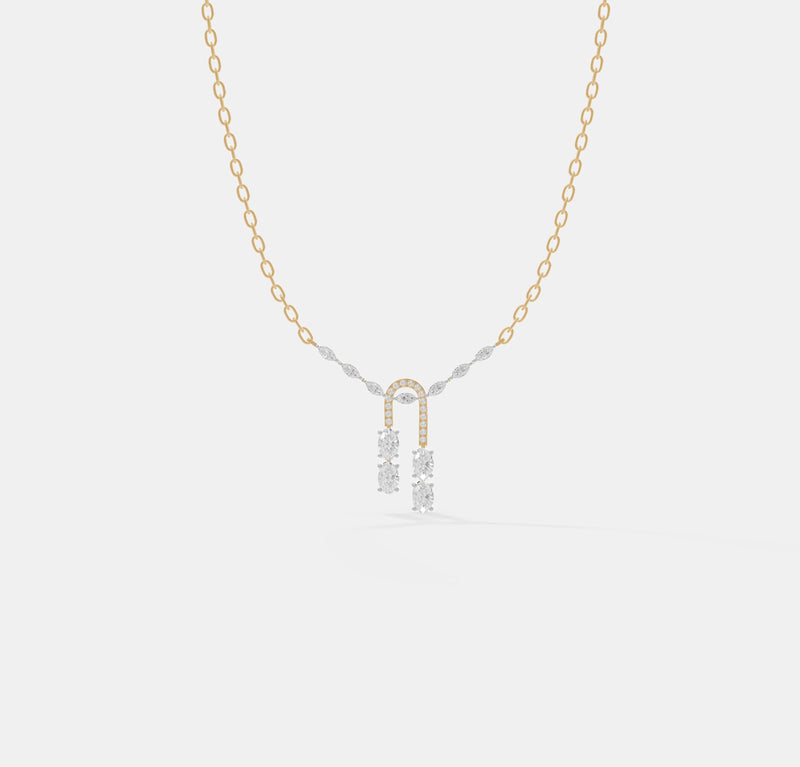 Cascade Arch Drop Pendant
